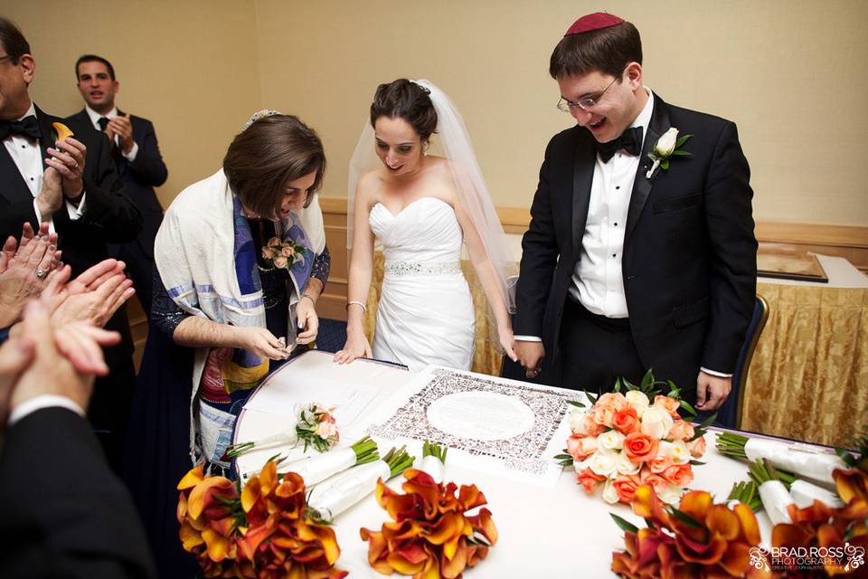 Ketubah signing