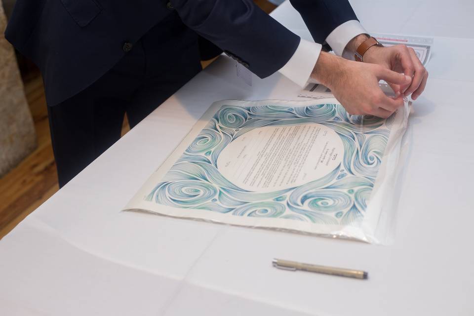 Another beautiful ketubah