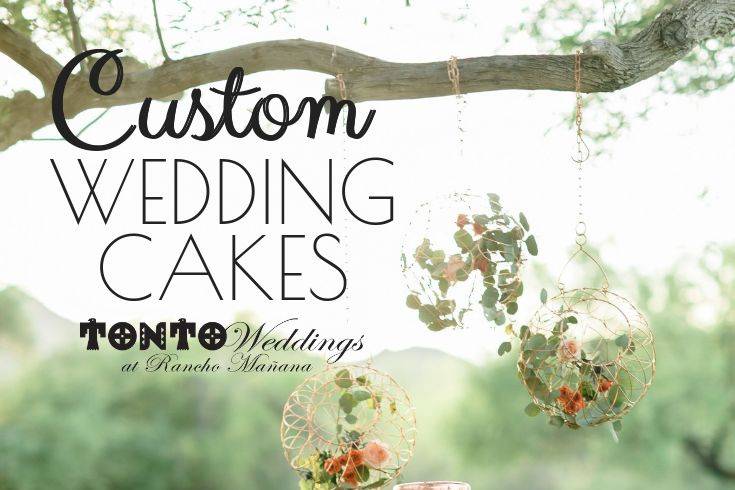 Custom Wedding Cake by Tonto Bar & Grill - Photo taken from wedding site