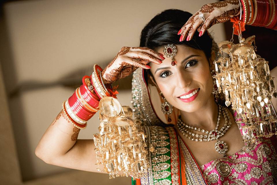 Indian Bride in Cancun