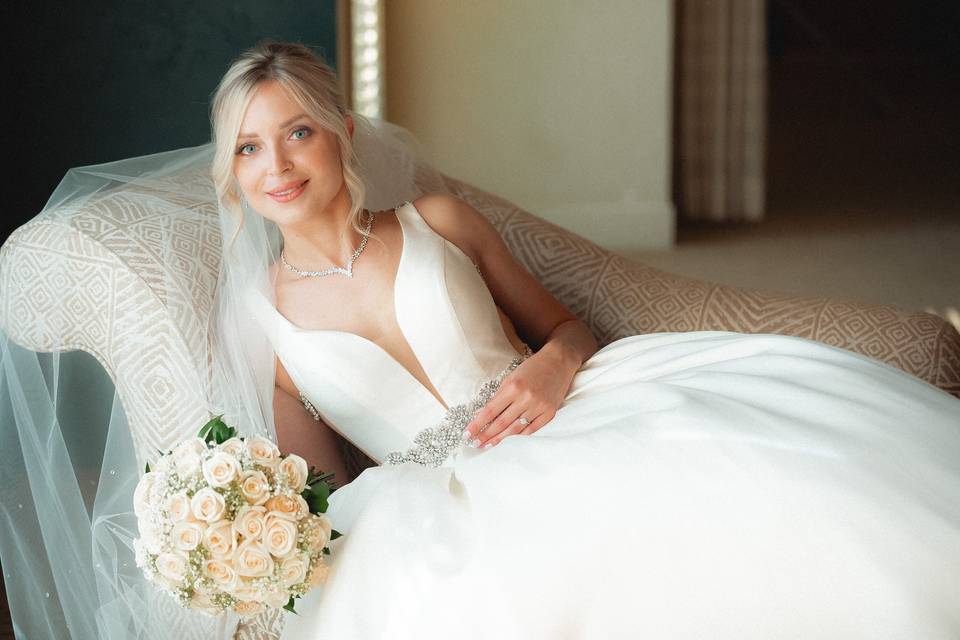 Beautiful bride Zhanna