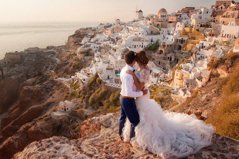 Capturing Oia, Santorini