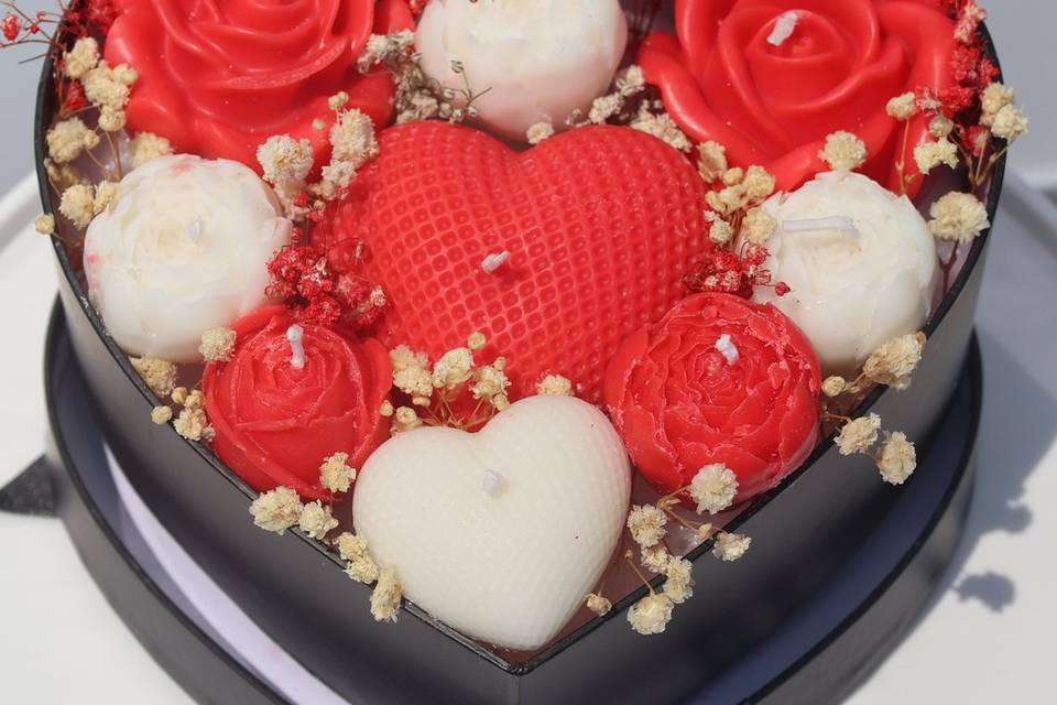 Rose with heart