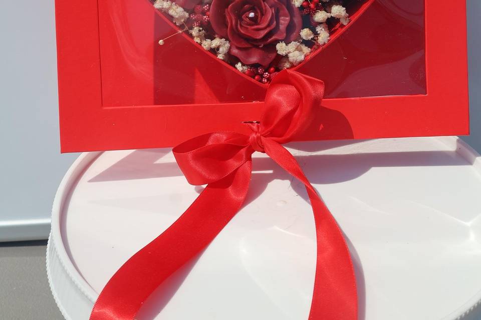 Roses in heart