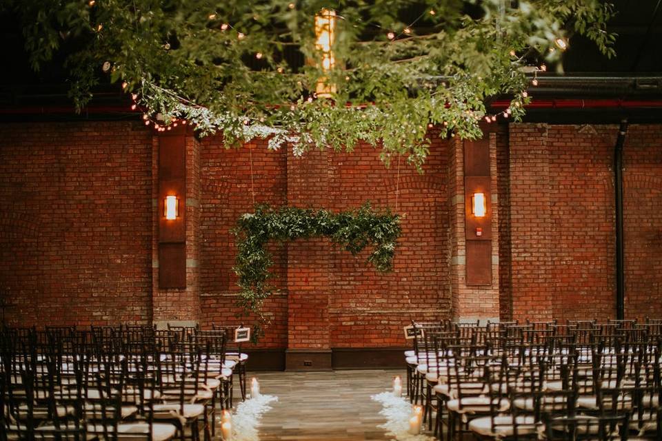 Hanging ceiling greenery