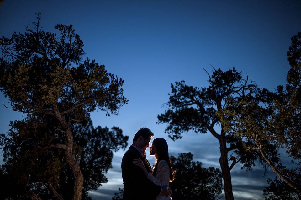 Grand canyon engagement photo session