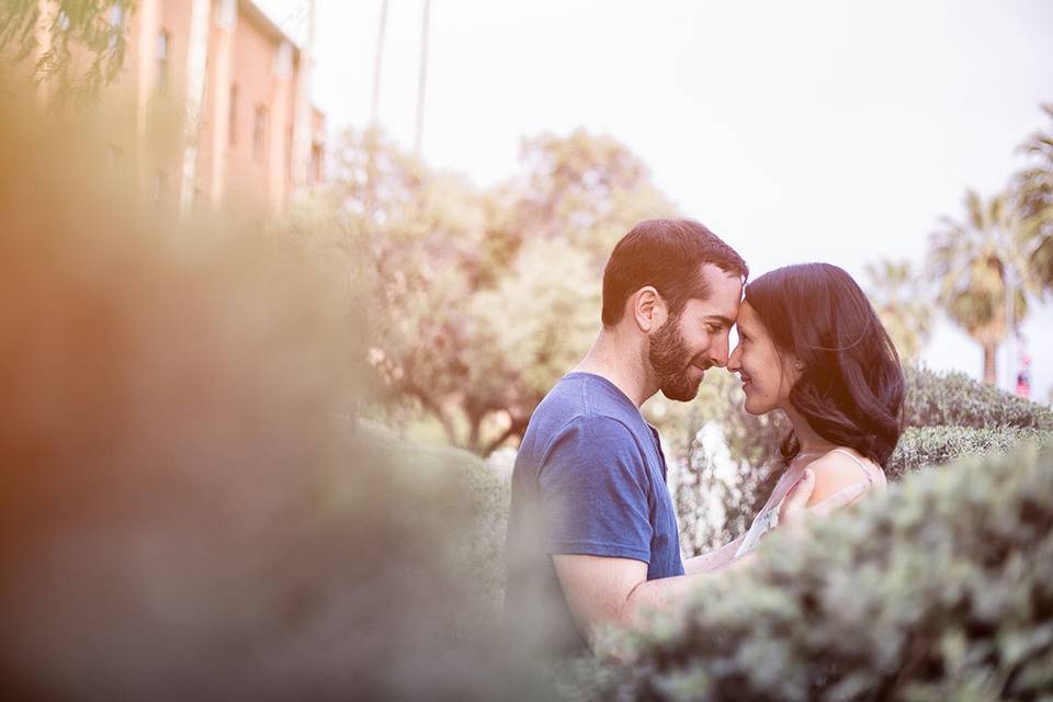 U of a engagement session