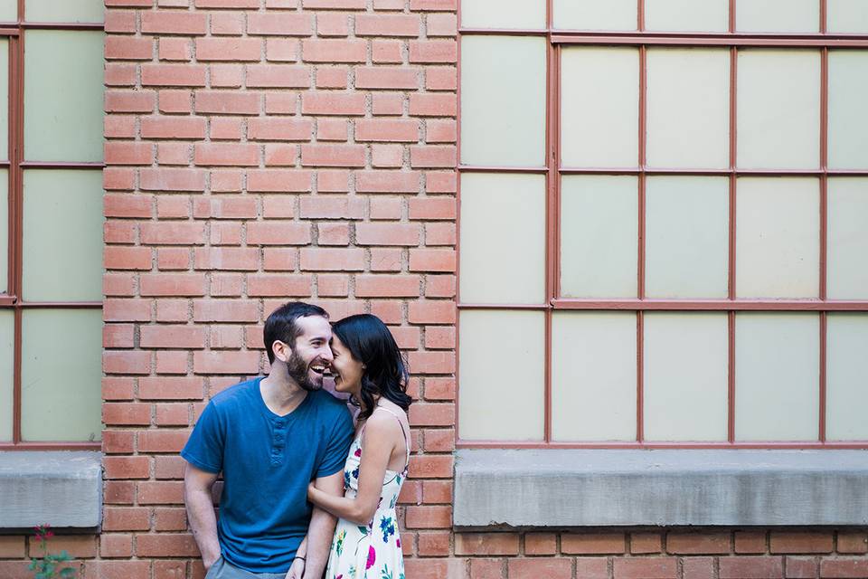 U of a engagement session