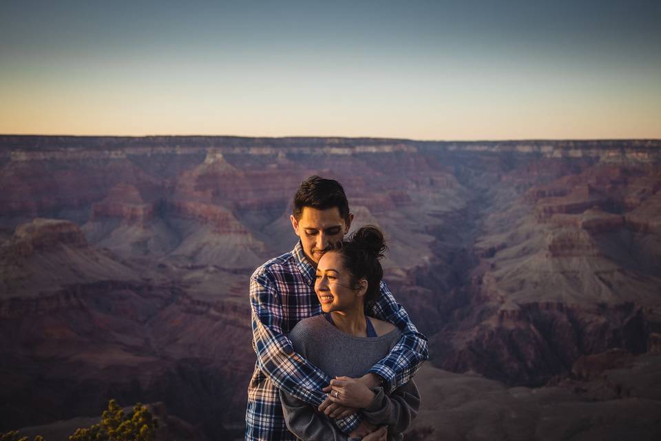 Grand canyon couple