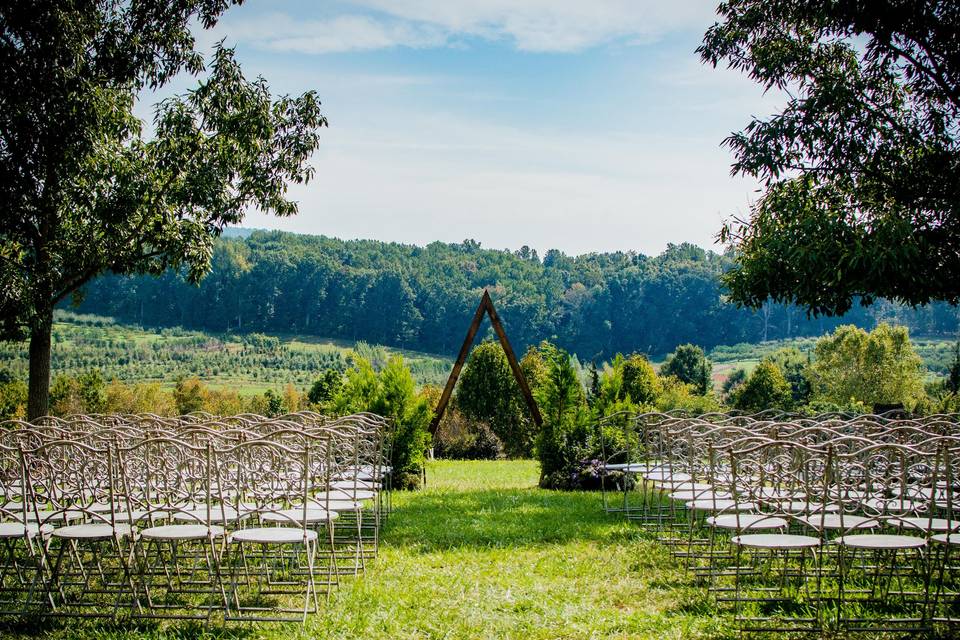 Ceremony setup