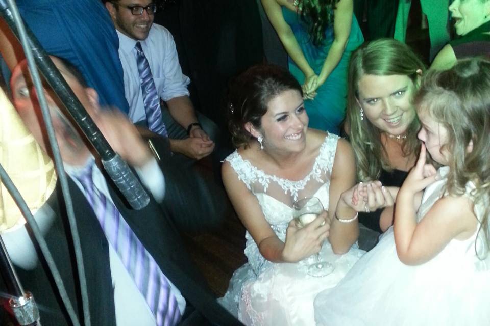 Bride Having A Great Day