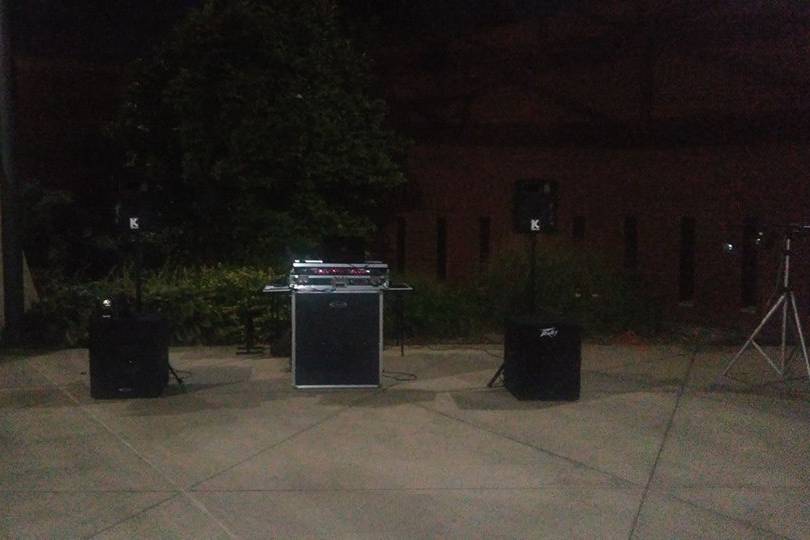 DJ setup