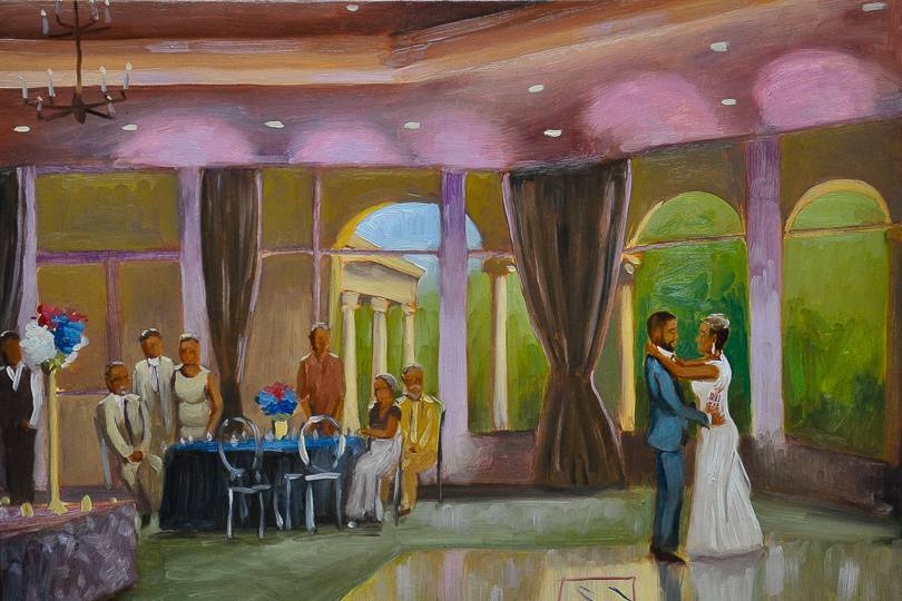 Tesh's LIVE Wedding And Event Paintings