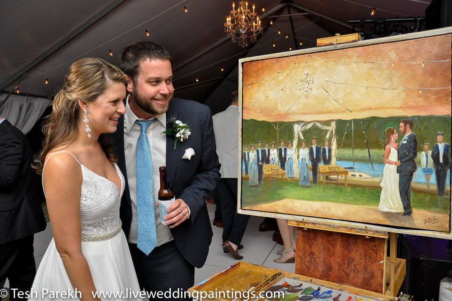 Tesh's LIVE Wedding And Event Paintings