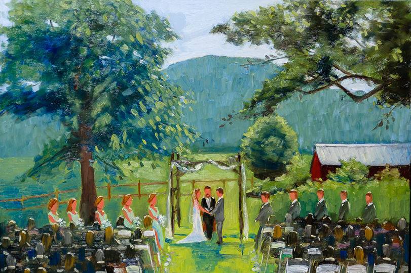 Tesh's LIVE Wedding And Event Paintings