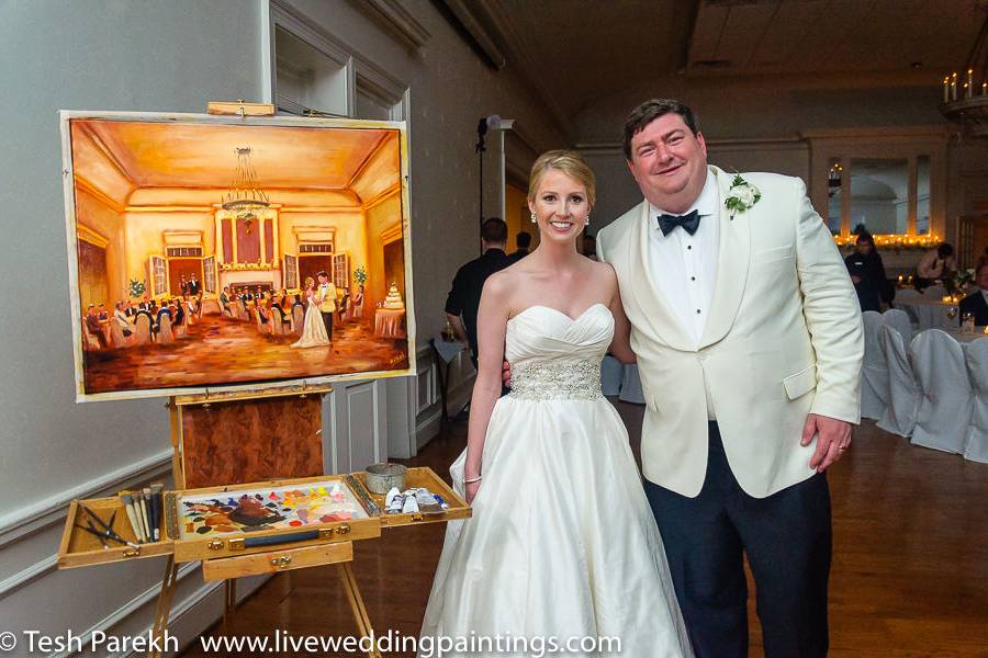 Tesh's LIVE Wedding And Event Paintings