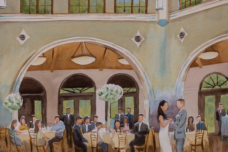 Tesh's LIVE Wedding And Event Paintings