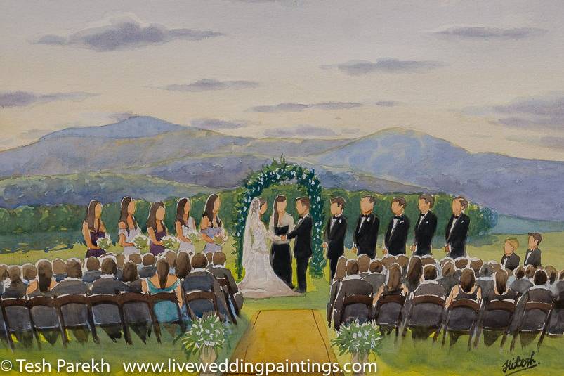 Tesh's LIVE Wedding And Event Paintings