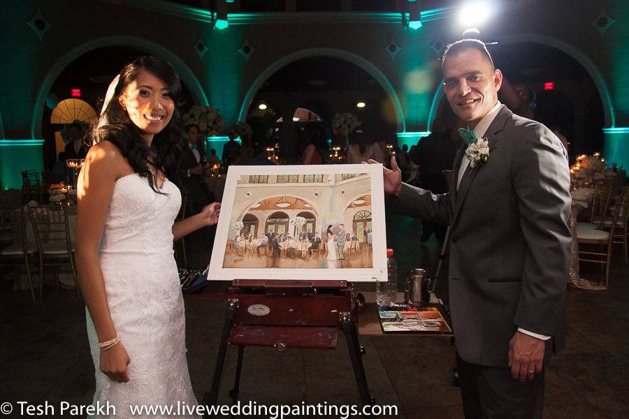 Tesh's LIVE Wedding And Event Paintings