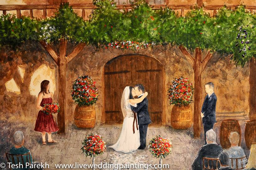 Tesh's LIVE Wedding And Event Paintings