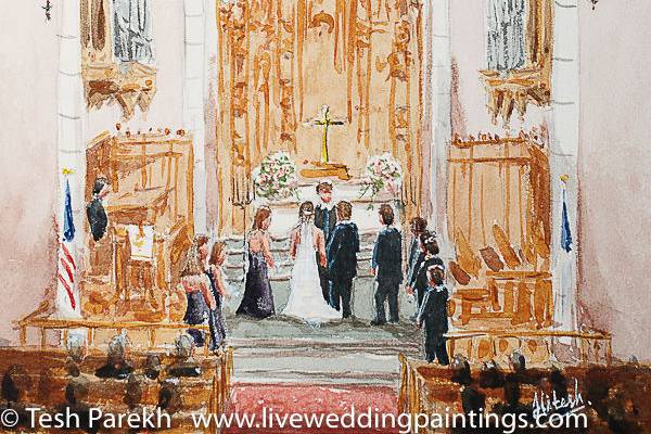 Tesh's LIVE Wedding And Event Paintings