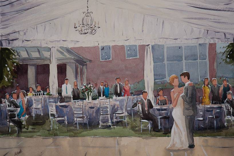 Tesh's LIVE Wedding And Event Paintings