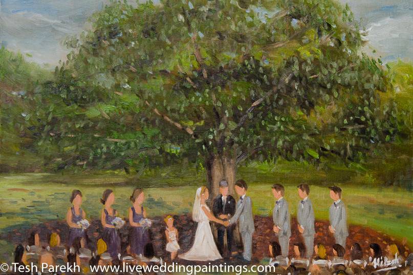 Tesh's LIVE Wedding And Event Paintings