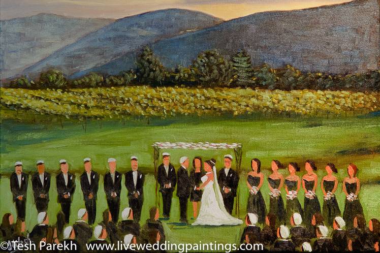 Tesh's LIVE Wedding And Event Paintings