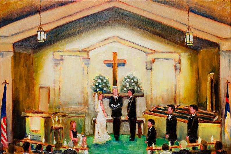 Tesh's LIVE Wedding And Event Paintings