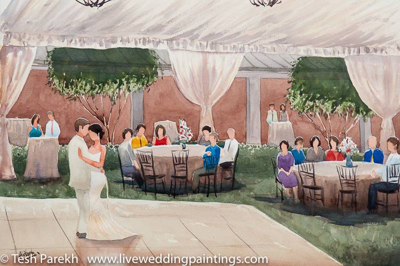 Tesh's LIVE Wedding And Event Paintings