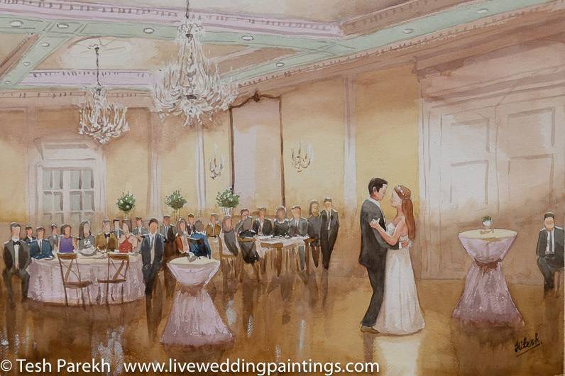 Tesh's LIVE Wedding And Event Paintings