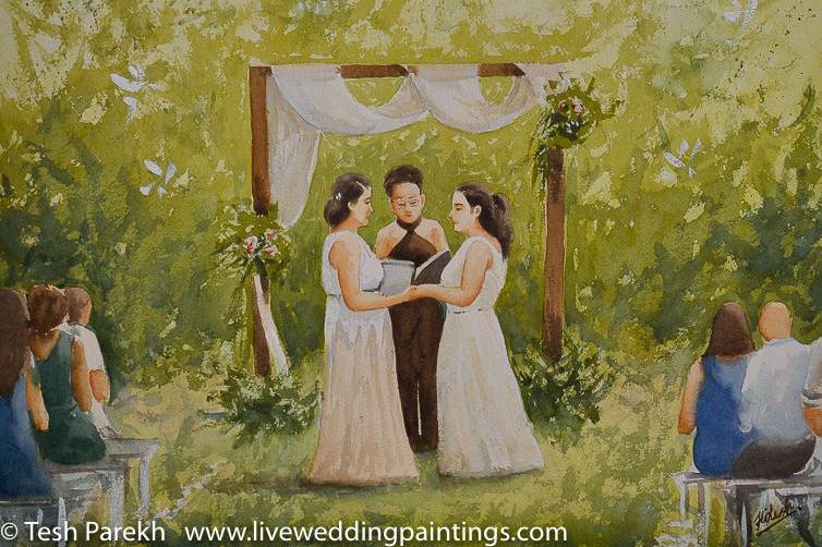 Tesh's LIVE Wedding And Event Paintings