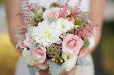Pink themed bouquet