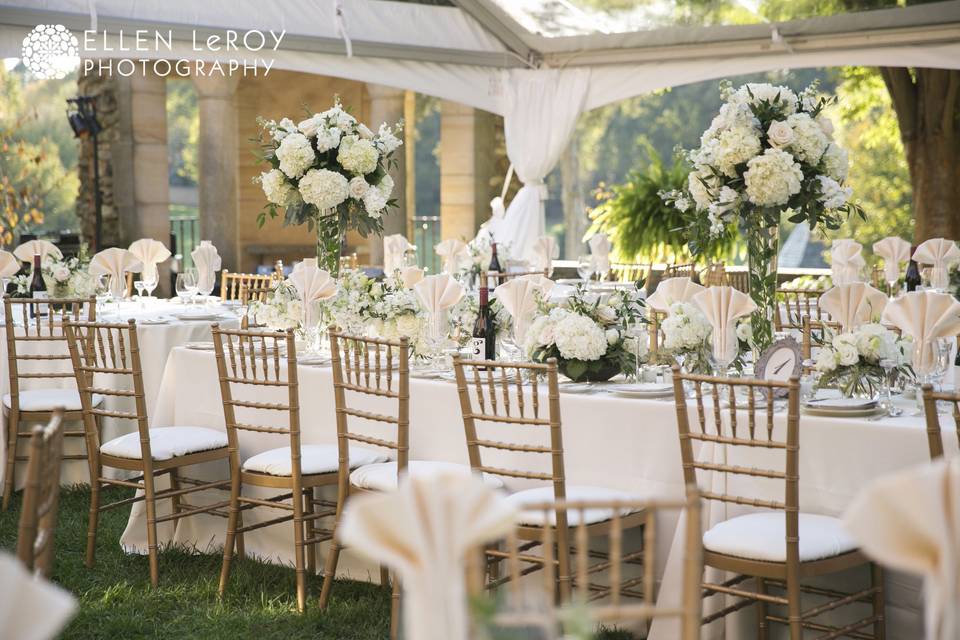 Tall vase arrangements