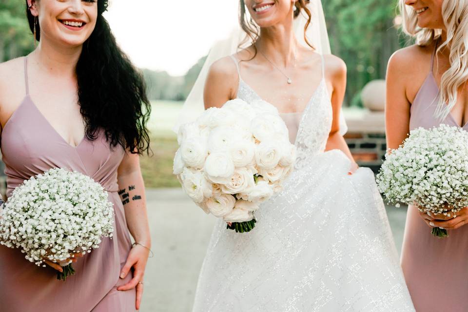 Baby's breath bouquets