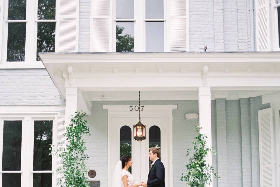 Greenery altar decor