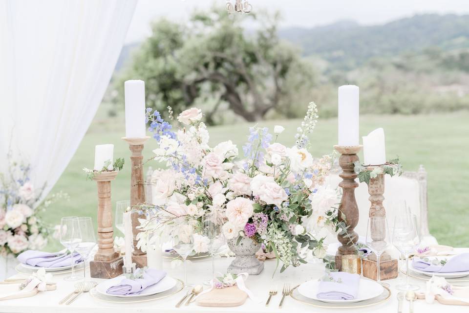 Pastel Tablescape