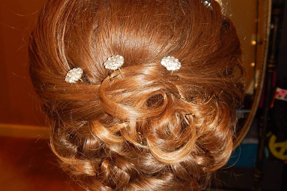 Bridal up do