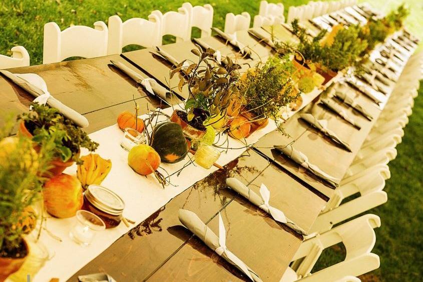 Long table decor