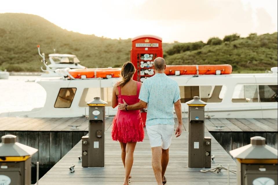 Moments on the dock