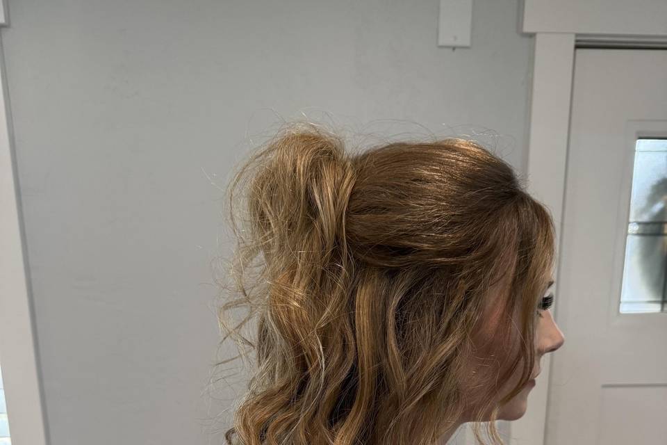 Half up