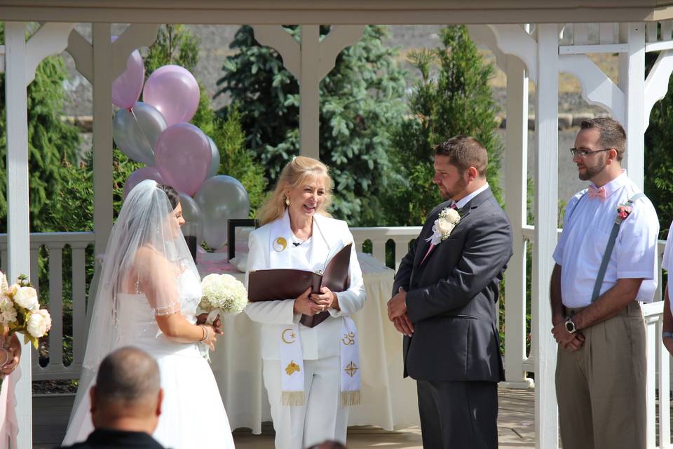 The ceremony