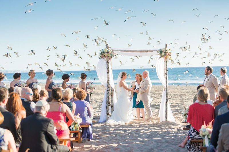 Bride with Rabbi Wendy Spears