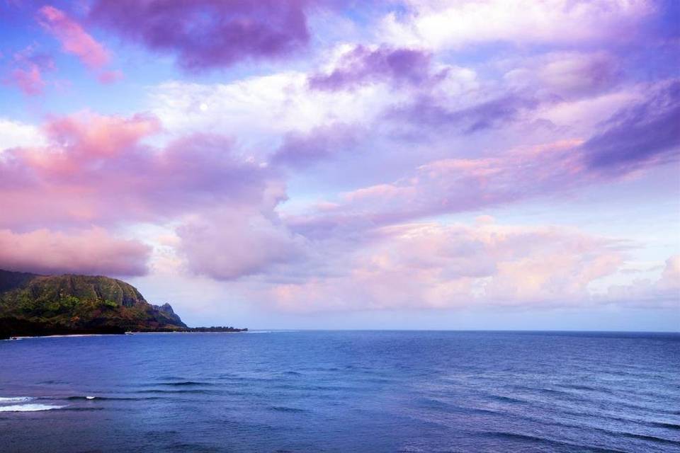 Sea and clouds