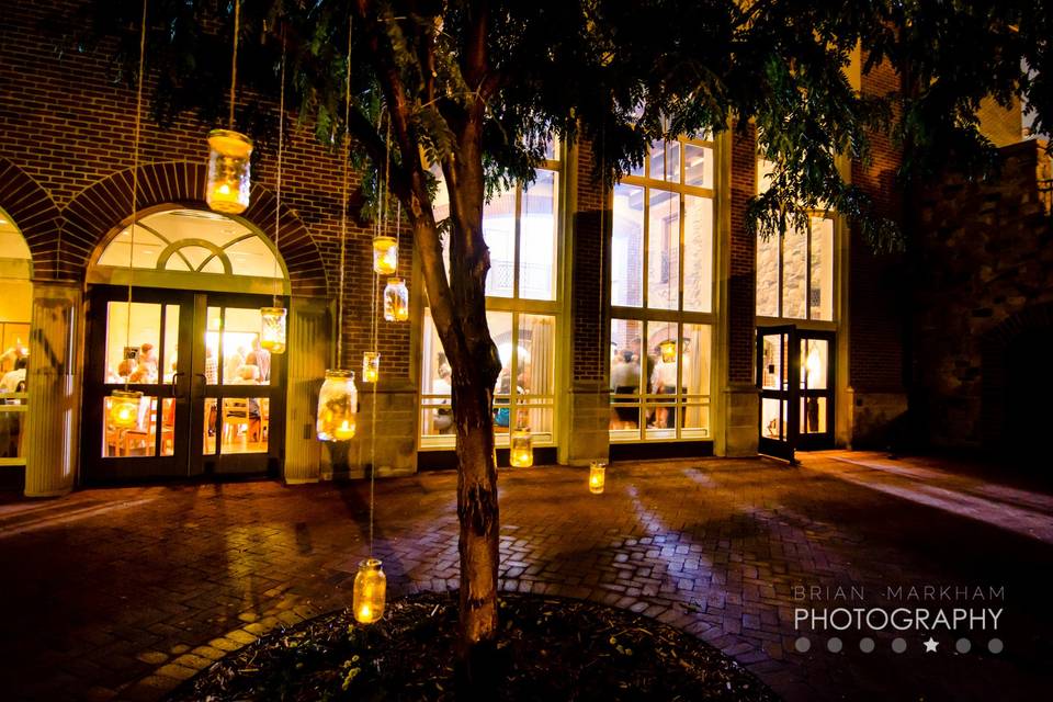 Patio at Night