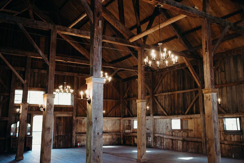 Interior of the Barn