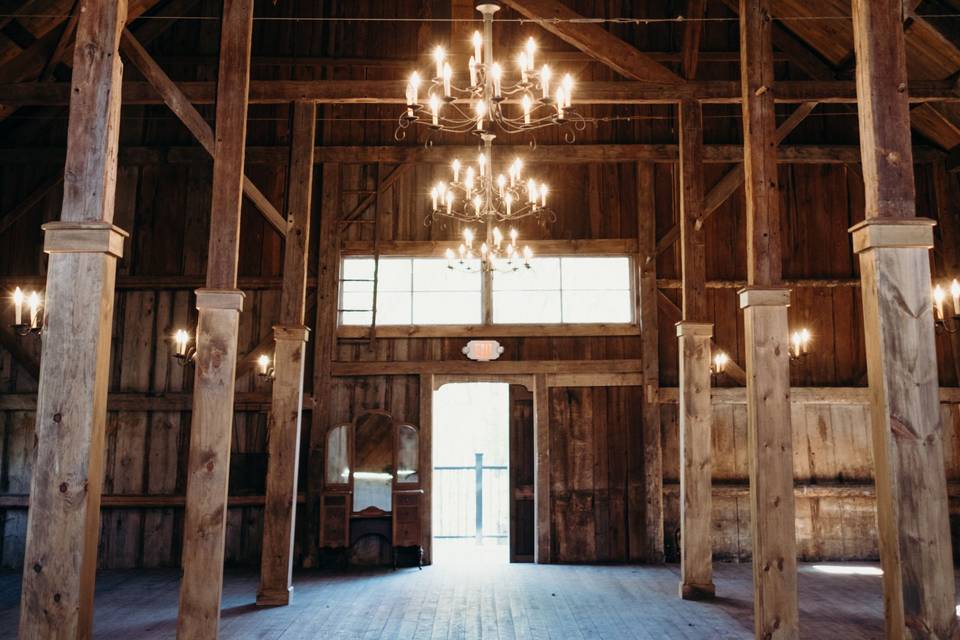 Interior of the Barn