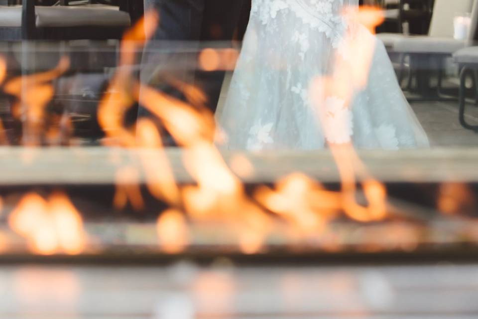 Bride and Groom Fire