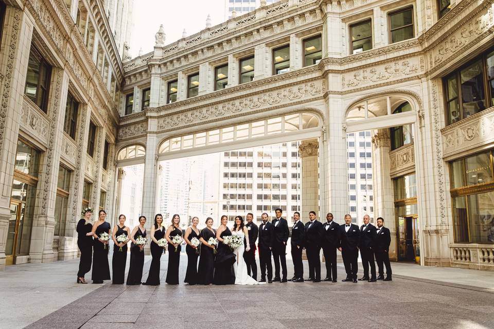 Wedding Party in Chicago
