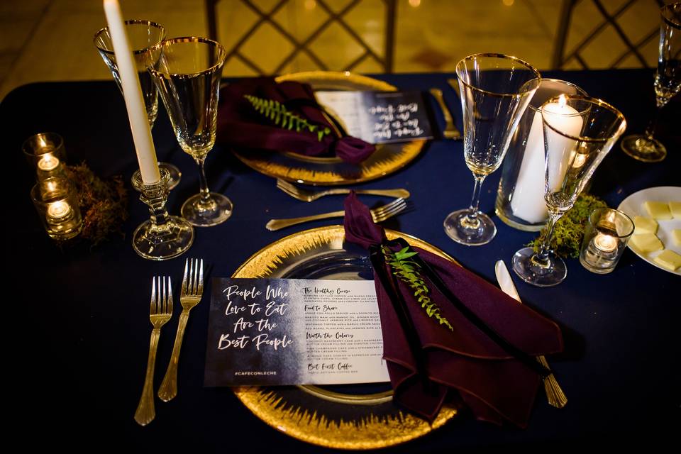 Gorgeous place setting